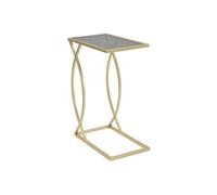 Table d'Appoint Design ""Glam"" 60cm Noir & Or