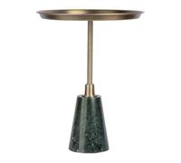 Table d'Appoint Design "Grant" 51cm Noir & Or