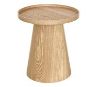 Table d'Appoint Design "Hercyna" 50cm Naturel