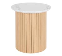 Atmosphera – Table d'appoint Homelya – effet marbre – 45x45x50 cm