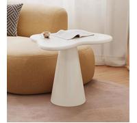 Table d'appoint, Design irrégulier, table basse, salon, chambre à coucher, canapé minimaliste, blanc