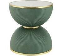 Table d'Appoint Design "Jokai" 51cm Vert & Or Vert G