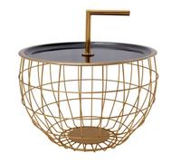 Table d'Appoint Design "Jouy" 42cm Noir