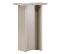 Table d'Appoint Design "Molde" 62cm Beige
