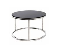 Table d'Appoint Design "Noja" 60cm Noir