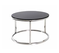 Table D'appoint Design "Noja" 60cm Noir Noir