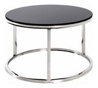 Table d'Appoint Design "Noja" 60cm Noir Noir G