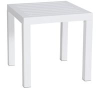 Table d'Appoint Design Ocean I Table d'Extérieur Résistante Aux Intempéries Et Aux Rayons UV I Table de Terrasse Ou Véranda en Plastique, Couleur:Blanc de CLP