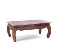Table d'appoint Design OPIUMTISCH East en bois d'acajou recyclé 100 x 60 x 41 cm
