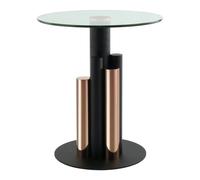 Table d'Appoint Design "Paula" 50cm Rose