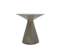 Table d'Appoint Design "Pina" 46cm Taupe