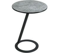 DRAKE - Table d'Appoint Design Plateau Aspect Céramique -
