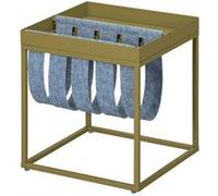 Table d'Appoint Design "Porte-Magazine" 40cm Vert Vert G