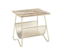 Table d'Appoint Design "Porte Revues" 51cm Or