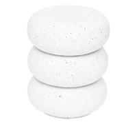 Atmosphera Table d'appoint Stoneto blanc 43x35x35 cm