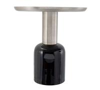 Table d'Appoint Design "Yeza" 49cm Noir & Argent