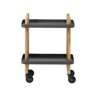 Table d'appoint/desserte mobile Block frame ash tree