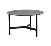 Table d'appoint d'extérieur Twist Ø 70cm frame aluminum powder-coated