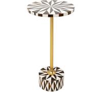 Table d'appoint Domero Star 25cm marron et blanche Kare Design