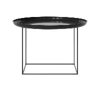 Table d'appoint Duke Medium Ø 70cm laqué removable table top