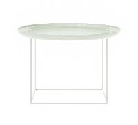 Table d'appoint Duke Medium Ø 70cm laqué removable table top