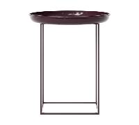 Table d'appoint Duke Small Ø 45cm laqué removable table top