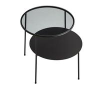Table d'appoint Duo table top 2 metal/metal base