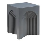 Table d'appoint Elverumn 45 x 35 x 35 cm gris mat