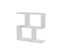 Table d'appoint - EMOB - Woody Fashion - Blanc - Aspect bois - Contemporain - Design