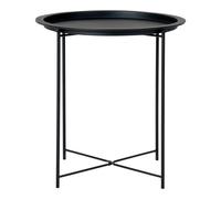 Table d'appoint en acier House Nordic Bastia Noir 47x47x50 cm
