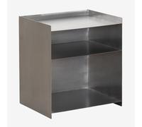 Table d'appoint en acier inoxydable Nolvia Acier