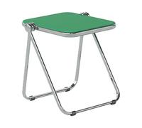 Table d'appoint en Acrylique, Table Basse, Table Pliante en Plastique Multicolore 40 x 35 cm(Green)