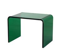 Table d'appoint en acrylique - Table d'appoint moderne transparente pour canapé - Petit rehausseur en acrylique pour salon et chambre à coucher - Table basse élégante pour décoration d'intérieur