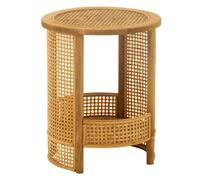 Table d'Appoint en Bambou "Double" 49cm Naturel