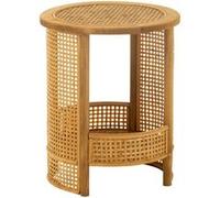 Table d'Appoint en Bambou "Double" 49cm Naturel