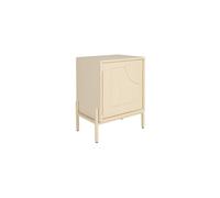 Table d'appoint en bois beige Faces