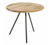 Table d'Appoint en Bois "Camille" 50cm Naturel