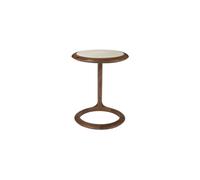 Table d'appoint en bois d'acacia marron Doppio