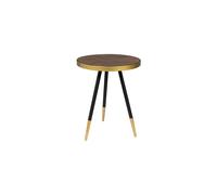 DENISE S - Table basse ronde art déco D44 Or