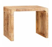 vidaXL Table d'appoint Marron 60 x 35 x 46 cm Bois de mangue massif