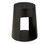 Table d'Appoint en Bois "Drawn" 50cm Noir