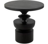 Table d'Appoint en Bois "Goa" 48cm Noir Noir G