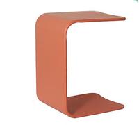 Table d'appoint en bois massif en forme de U pour canapé et lit Table de chevet moderne pour salon et chambre à coucher Économie d'espace Table d'ordinateur portable Pas de montage nécessaire