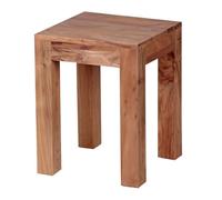 FineBuy Table d'appoint Bois Massif 35x45x35cm Bout de canapé Table de Salon