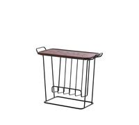 Table D'appoint en Bois Minnie Mae Noir/Frêne