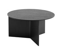 Table d'appoint en bois Slit XL HxØ 35.5x65cm