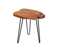 Table d'Appoint en Bois "Woody 110" 52cm Naturel