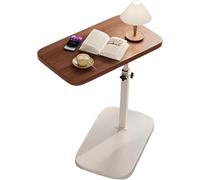 Table d'appoint en C réglable en hauteur - Table basse pliable moderne - Plateau rotatif à 360° pour canapé et lit - Idéal pour les petits espaces