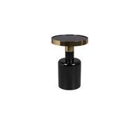 GLAM - Table d'appoint ronde noir Noir