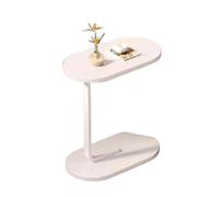 Table d'appoint en Forme de C for Salon, Mini canapé d'angle, Table Basse portative, Petite légère, à thé compacte for la Maison pour Le Salon et Le Bureau(Black)